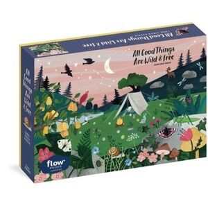Flow Puzzle - All Good Things Are Wild and Free 1000 Piece NEW Sealed